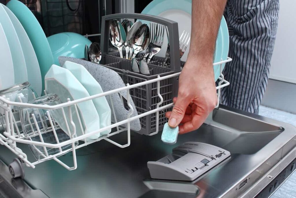 Incorrect dishwasher detergent