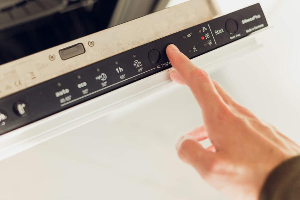 Low Water Temperature on Dishwasher