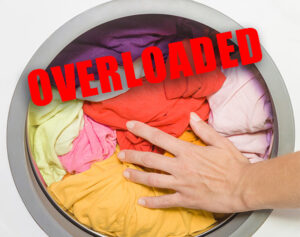 Overloaded dryer