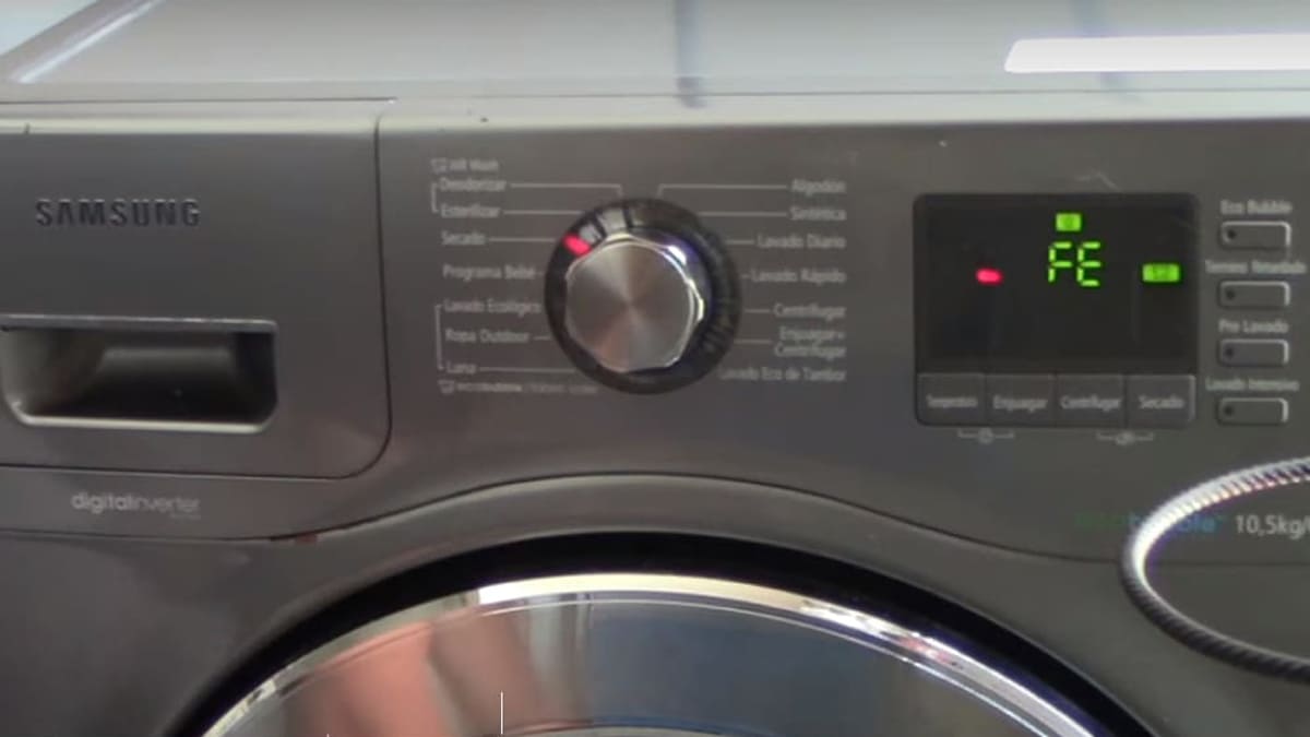 Samsung dryer error code FE
