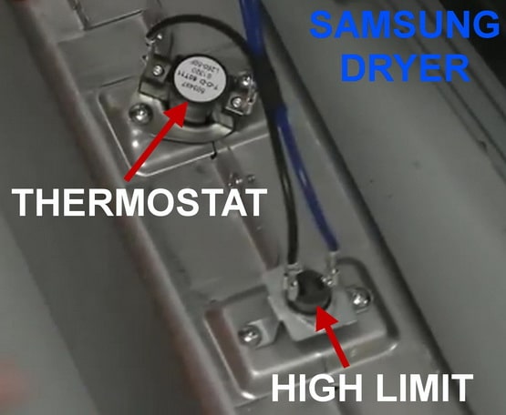 Samsung dryer Faulty Thermostat