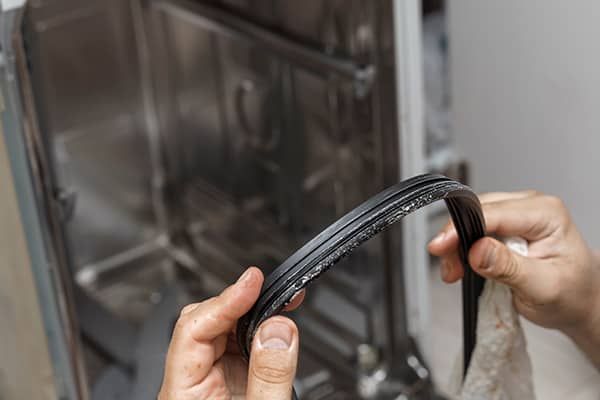 Dishwasher Worn-Out Door Gasket