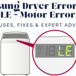 Samsung Dryer Error Code LE – Motor Error