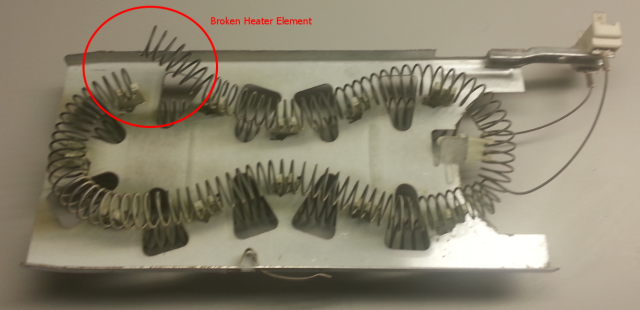 broken heater element