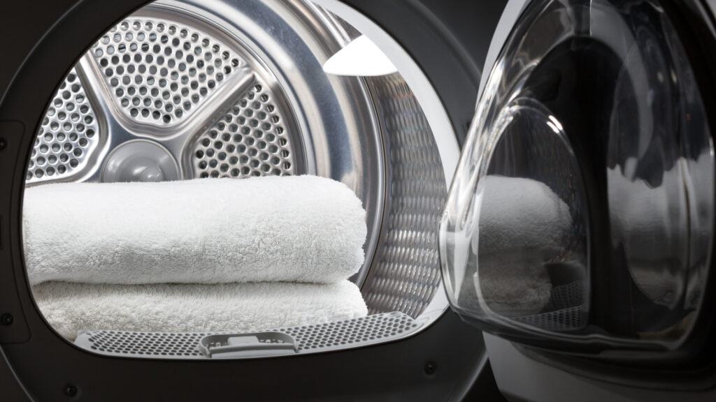 dryer open towels