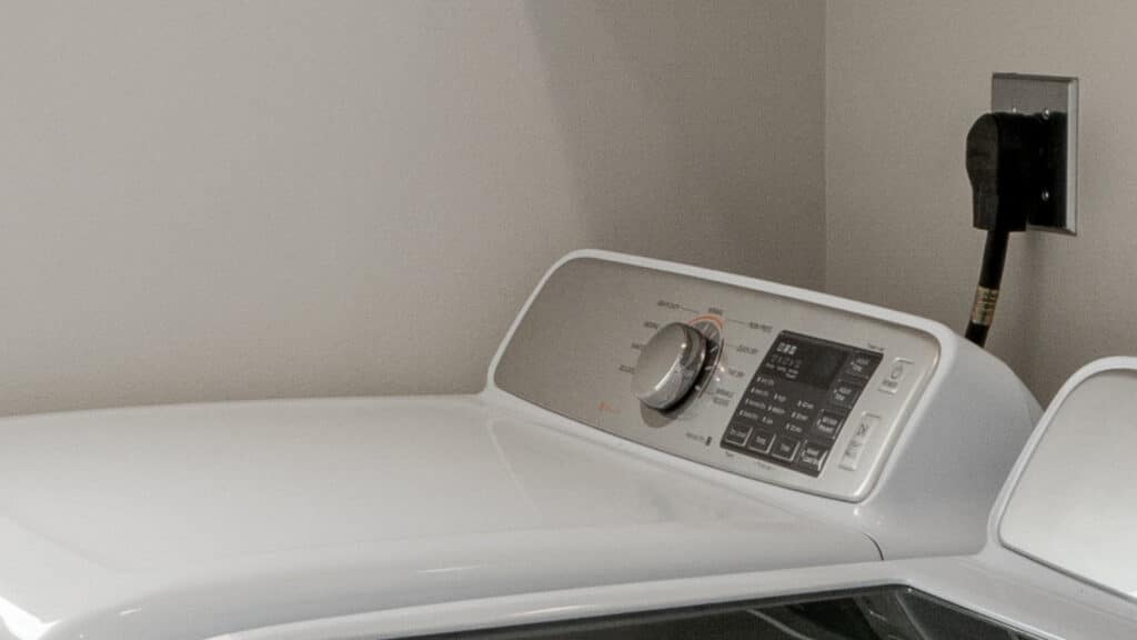 dryer plugged in