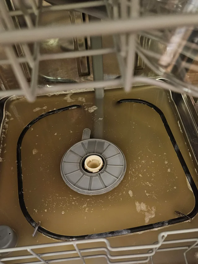 GE Dishwasher Clogged Sump Area