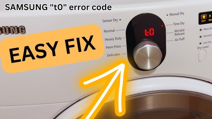 Samsung Dryer Error Code tO