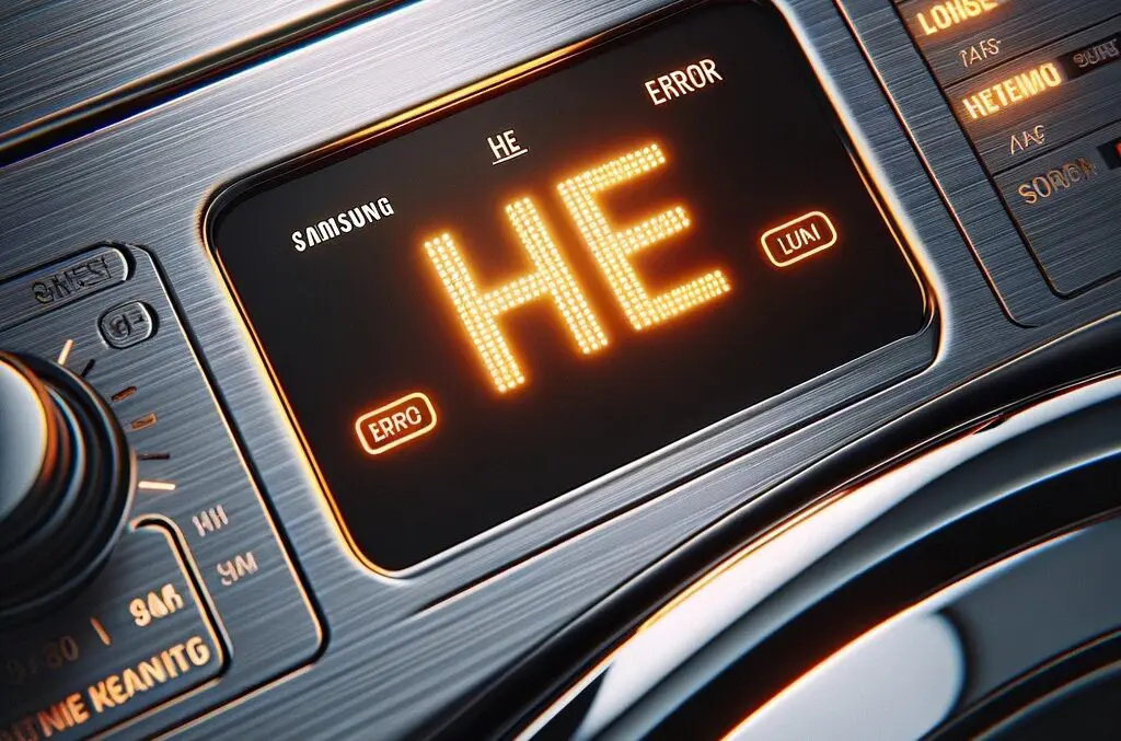 Samsung Dryer Error Code HE / HC – What It Means