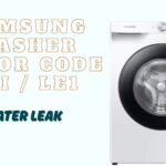 Samsung Washer Error Code LEI / LE1 – Water Leak