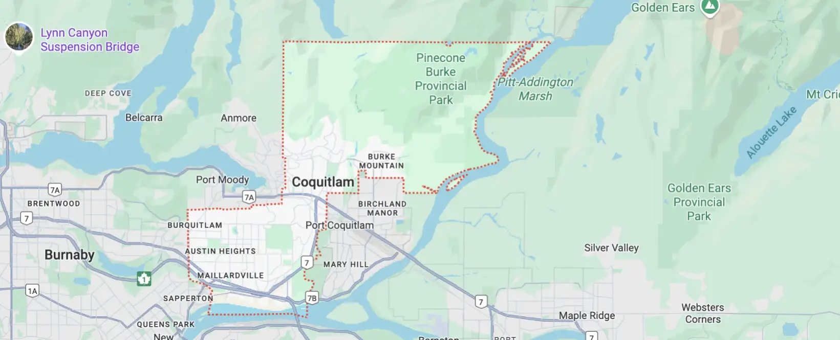 Areas We Serve IN COQUITLAM