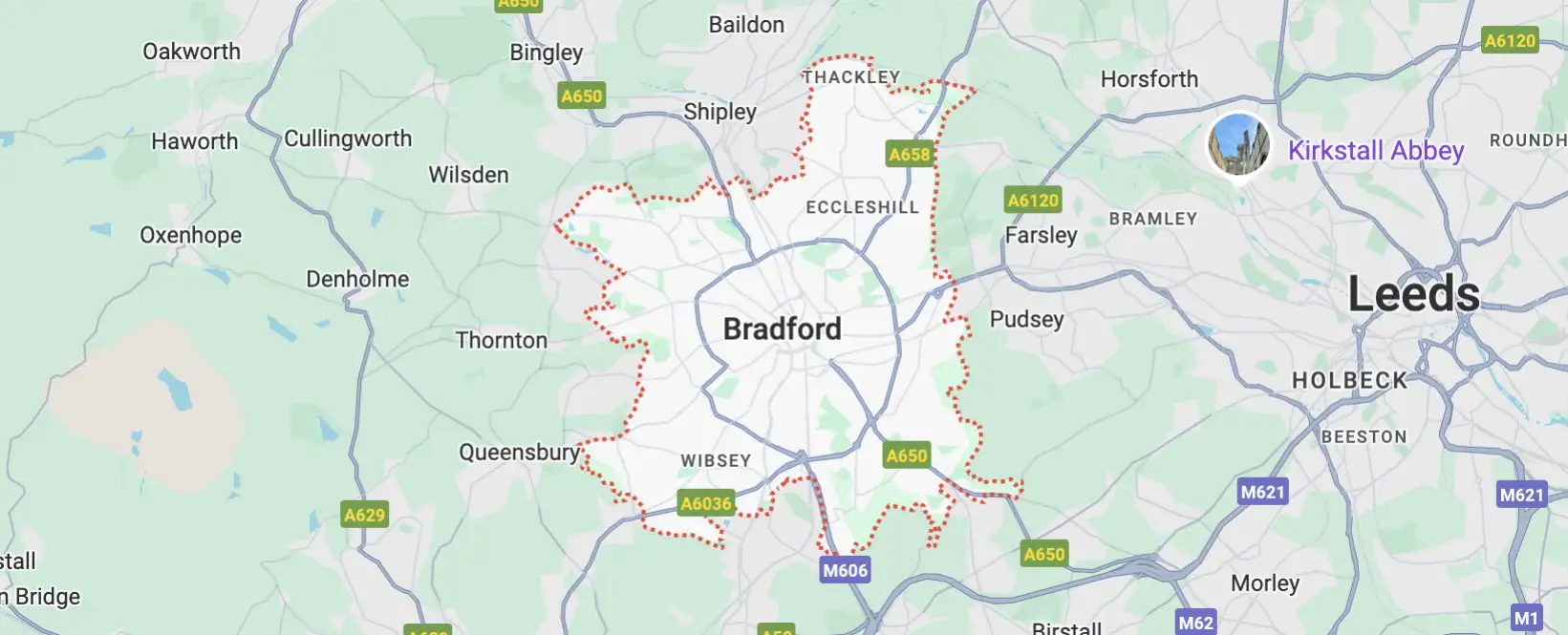 BRADFORD Appliance Repair Service Area