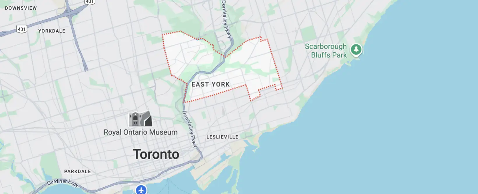 East York Appliance Repair Service Area