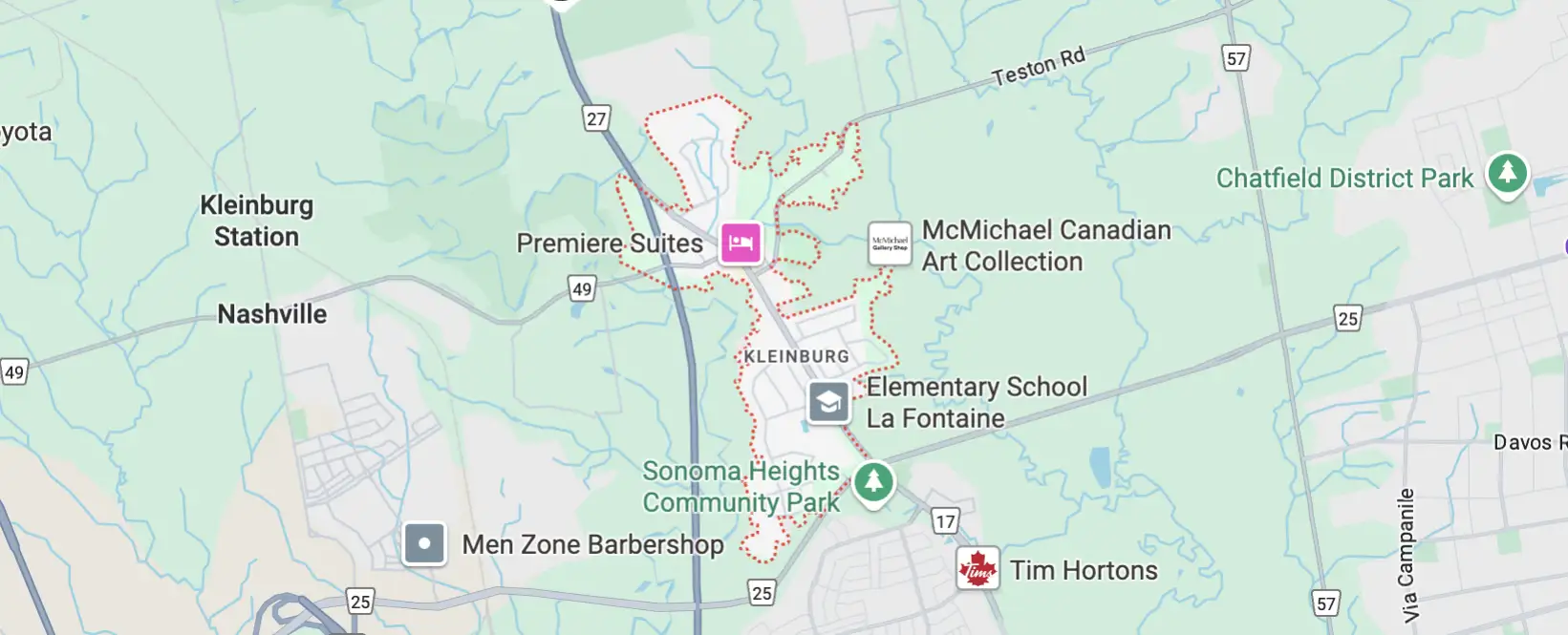 KLEINBURG Appliance Repair Service Area