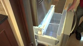 checking samsung freezer door