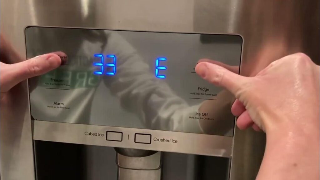 reset the refrigerator samsung
